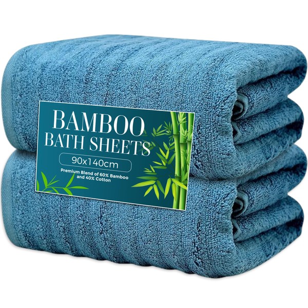 Towelogy Bamboo Bath Sheets (90x140 cm) – Super Soft, Quick