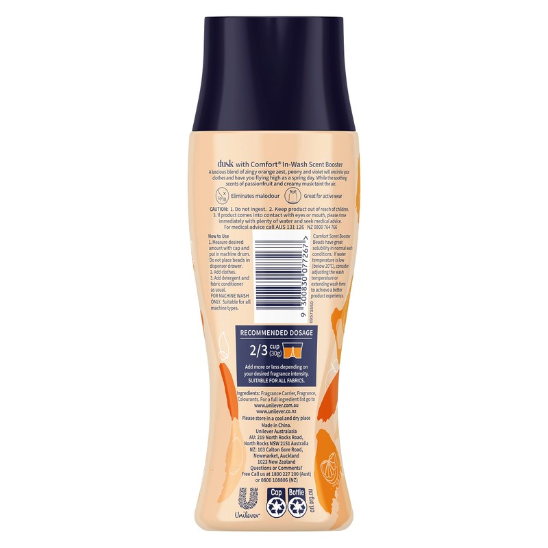 Comfort In-Wash Scent Booster, Orange, 200g