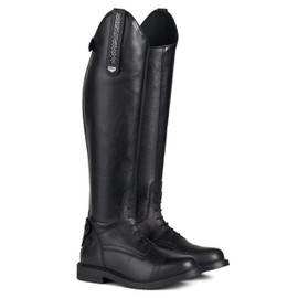 Horze Verona Womens Tall Field Boots - Black - 6R