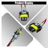 Fog Light Harness Connector with Wire, Automotive Accessories Replacement, H8/