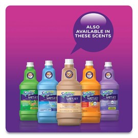 Swiffer 77133 WetJet System Cleaning-Solution Refill, Blossom Breeze Scent, 4/Carton