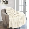 RayyanLinen Waffle Honey Comb Throw Blanket Super Soft Luxurious Versatile