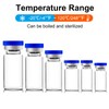 Ehoycq 3ml Sealed Vials with Self Healing Injection Port and