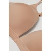 Intimissimi Woman's Tiziana Triangle Bra in Ultralight Microfiber in Natural,