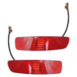 Saihisday 8352A005 8355A004 Left Right Rear Bumper Side Marker Reflector Tail Lights Replacement for Mitsubishi Outlander Peugeot 4007 2007-2012