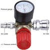 140PSI Air Compressor Pressure Switch Control Valve Manifold Regulator Gauge