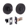 HANDLEZONE® Bathroom Toilet Door Thumb Turn and Release Deadbolt Kit