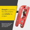 iCrimp Round Cable Stripper for AWG 12 to 4/0, Adjustable