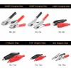 Nilight 60Pcs Metal Alligator Clip Assortment Test Lead Electrical Battery