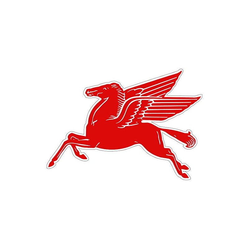 American Collectibles Mobil Pegasus Plasma Cut Metal Sign
