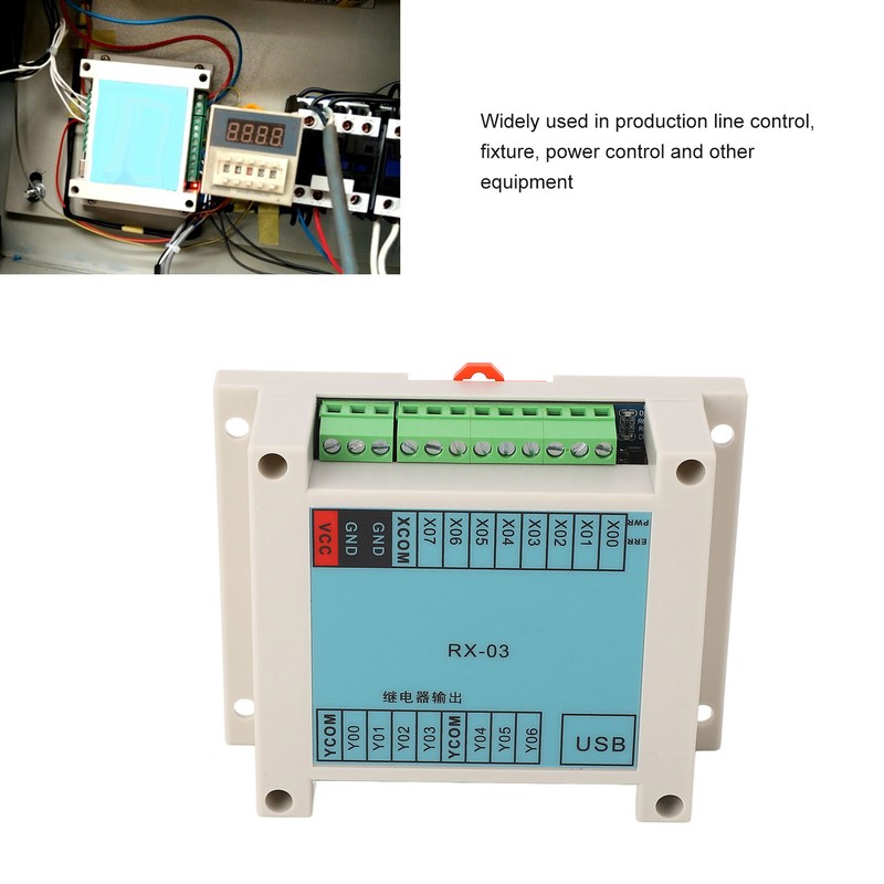 Programmable Logic Controller 8 Input 7 Output Computer Phone Programming