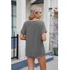 Today Deals+Prime 2025 2025 Womens Summer Tops Short Sleeve V-Neck