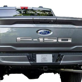 Fenzer B2G1 2025 For Ford F-150 Tailgate Rear Chrome Letters Insert Decals Stickers