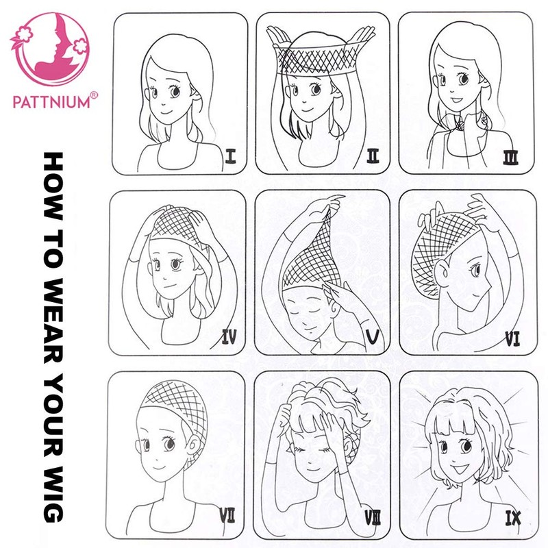 PATTNIUM Kids Blonde Wig Child Blonde Bob Wig Short Straight