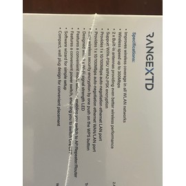 RangeXTD WiFi Range Extender  Booster & WiFi Repeater | Speed 300 Mbps | 2.4 GHz