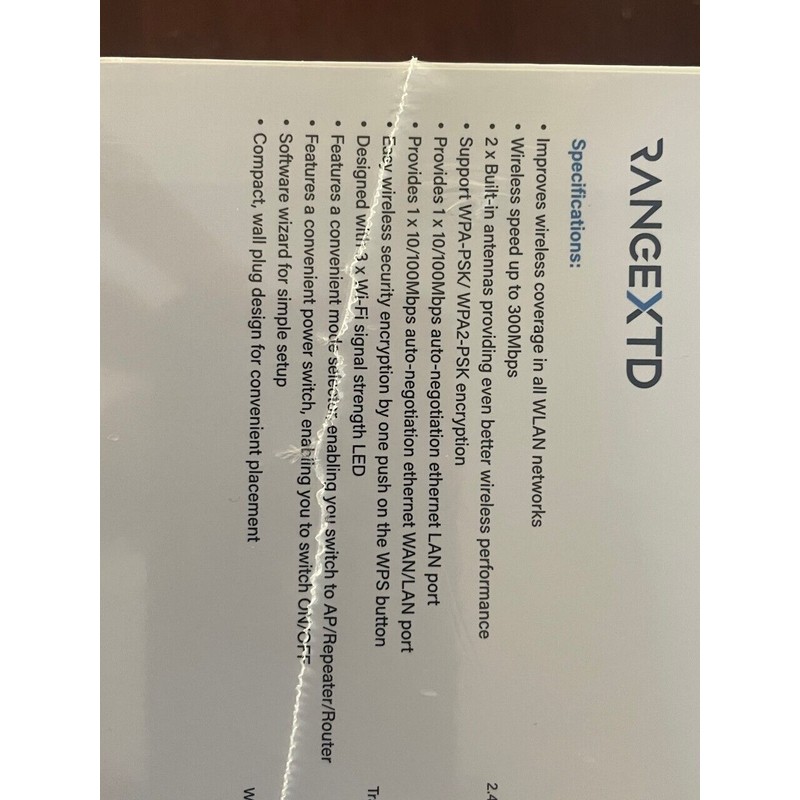 RangeXTD WiFi Range Extender Booster & WiFi Repeater | Speed