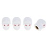 HEROFFIX 4 Pcs Skull Head Shape Tire Valve Stem Caps
