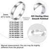 Couples Ring High Polishing Glossy Band 3mm Stackable Thin Rings