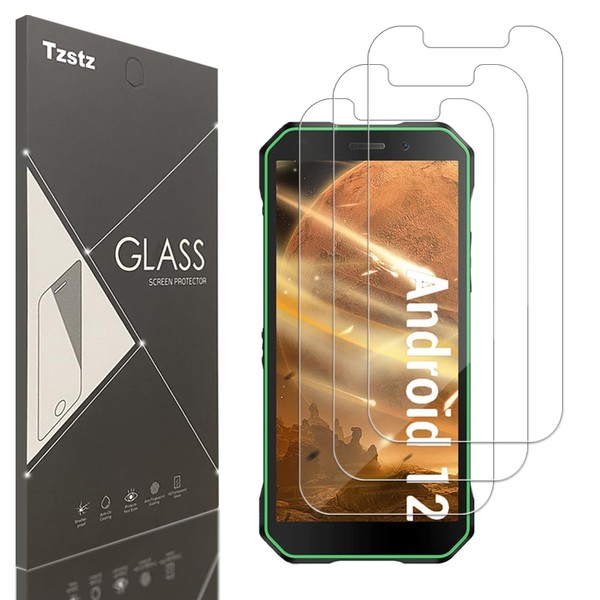 Tzstz Pack of 3 screen protectors for Doogee S51 Pro,