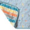 10mois (10mois) Amelie Fukufuku Gauze (6-ply Gauze), Mini Size, Blue