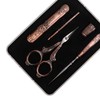 Embroidery Scissors Kit Red Ancient European Retro Style Stainless Steel