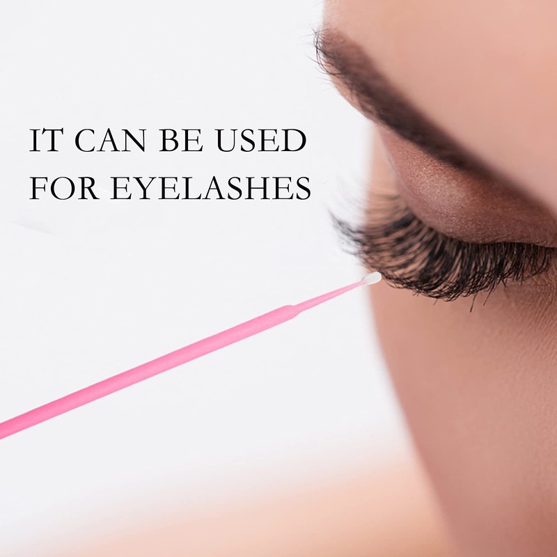 100Pcs Micro Applicators Brushes, Disposable Eyelash Extensions Mascara Wands Brush