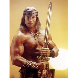 ART.COM Wall Photo Conan the Destroyer, Arnold Schwarzenegger, by Richard Fleischer with, 1984, 24" x 32"