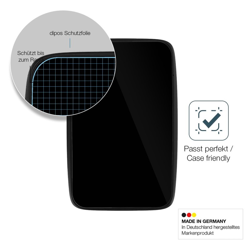 dipos I 2x Screen Protectors 9H Clear Compatible with TomTom