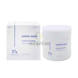 Missha Super Aqua Ultra Hyaluron Toner Pads 180g / 미샤 수퍼아쿠아 울트라 히알론 토너패드 180g