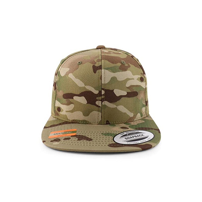 Trendy Apparel Shop Flexfit Brand Premium Classic Flatbill Snapback Gorra,