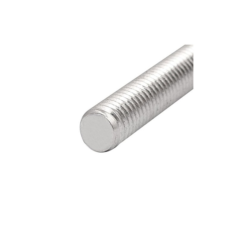 sourcing map 304 Stainless Steel Full Threaded Rod Hardware M8
