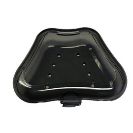 SafeTGard Mouthguard Case for Guards with or Without Strap (Smoke Grey Color)