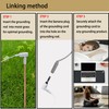 Bitiontry Copper Grounding Rod with 40ft Female Ground Cord, Portable