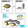 Swans SRXCL-M Swimming Goggle Replacement Lens / Gold Mirrored Size:-4.0