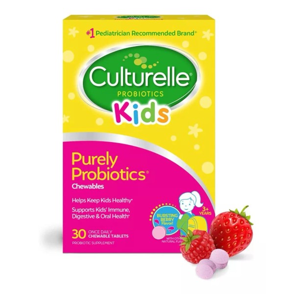 Culturelle Kids Daily Probiotic 30ct Berry