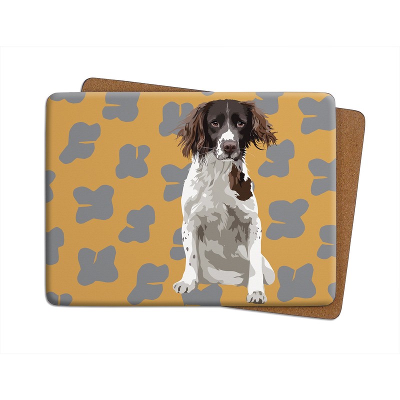 Leslie Gerry Dog Placemats, Set of 4