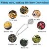 Tea Infuser 2 Pack,Premium Stainless Steel Tea Strainer with Handle,Snap