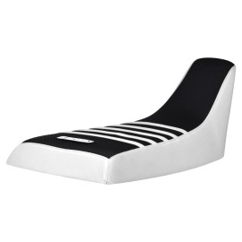 Honda 1986-1989 Honda FourTrax TRX 250 R QUAD Seat Cover  WHITE/BLACK/WH