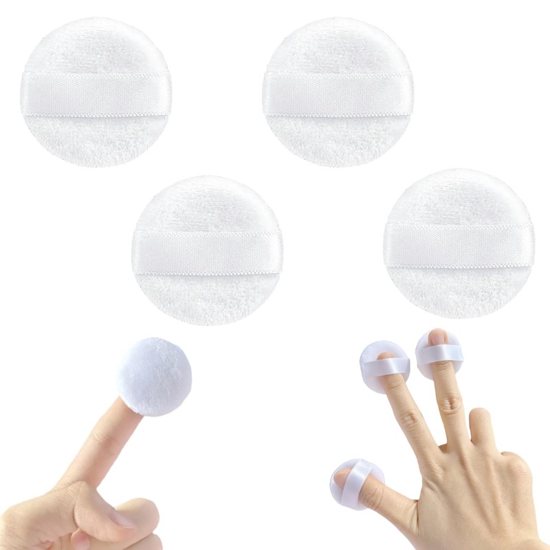 YOYOSOFT Powder Puff, Diameter 1.4 inches (3.5 cm), Mini, Round,