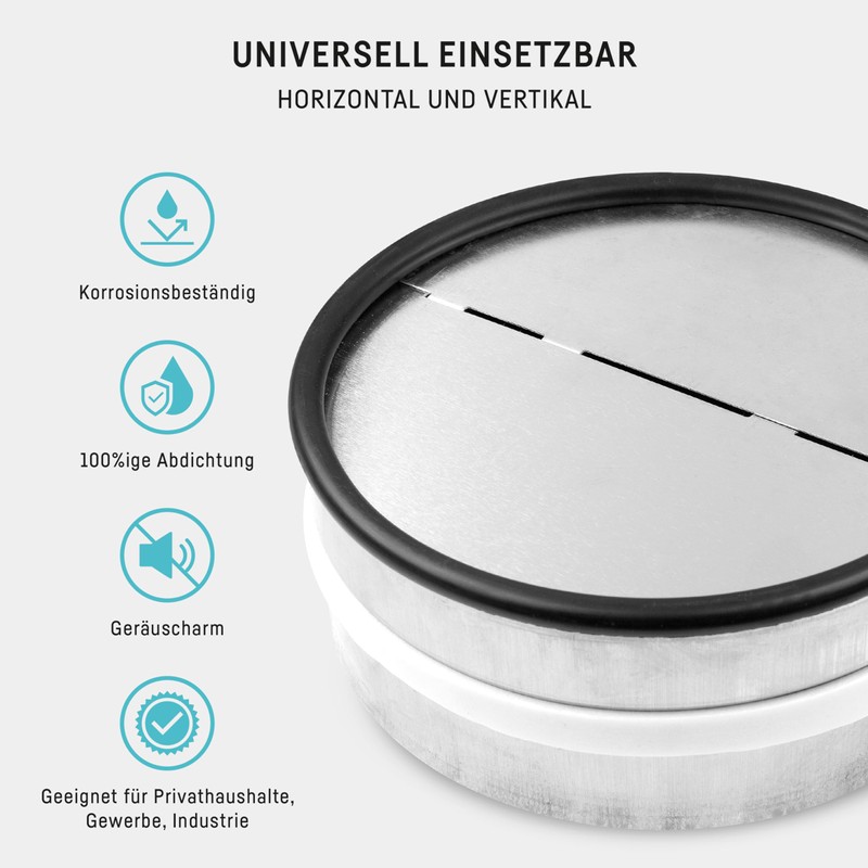 Klimapartner RKI back pressure flap