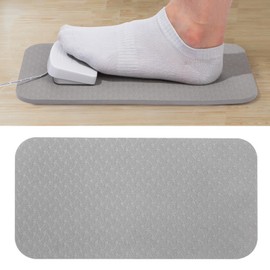 Udefineit Sewing Machine Foot Pedal Non Slip Pad, 13.4"x6.7" Anti-Slip Foot Control Mat, Foot Pedal Pad Keeps Petal in Place, Sewing Machine Foot Pedal Mat, Sewing Pedal Mat Reduce Movement - Gray