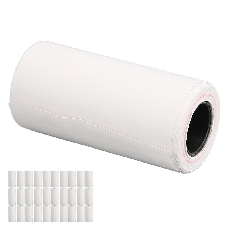 30pcs Thermal Printing Paper 57x30mm Uniform Coating Clear Printing Receipt