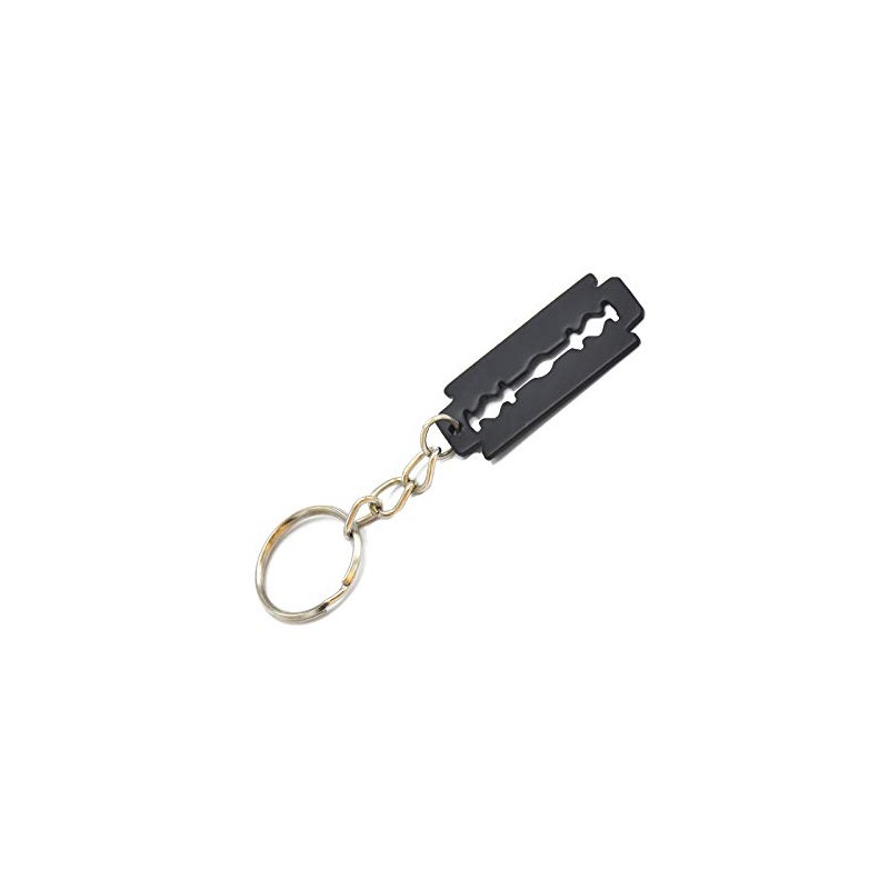 PRECISE CANADA Barber Razor Blade Key Ring/Key Chain Stylish Gift