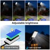 4-Pack Solar Street Lights, Outdoor LED Flood Light with Dual