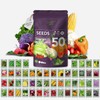 Garden Pack Seeds Pouch - 50 Varieties of Herb, Flower & Vegetable Seeds for Planting - 25,000 Non GMO Heirloom Seeds - Garden Seeds for Vegetable Garden