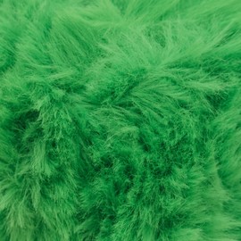 NICEEC 2 Skeins Super Soft Fur Yarn Chunky Fluffy Faux Fur Yarn Eyelash Yarn for Crochet Knit-Total Length 2×32m(2×35yds,50g×2)-Spring Green