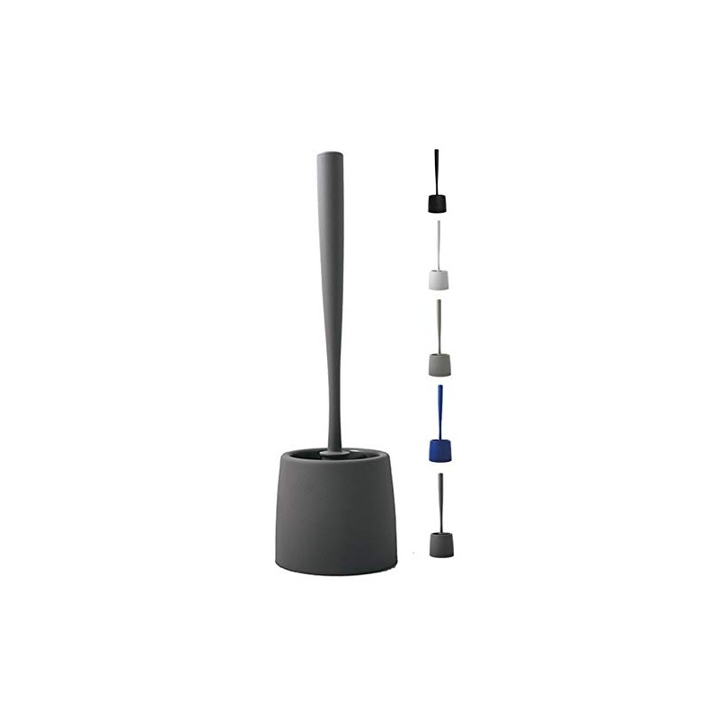 Spirella Ricky Toilet Brush with Hygienic Container Matt Anthracite