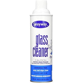 Sprayway Glass Cleaner, SW-050, Ammonia Free, 19 oz Can (2 Pack)