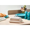 Le Creuset Stoneware European Butter Dish, White