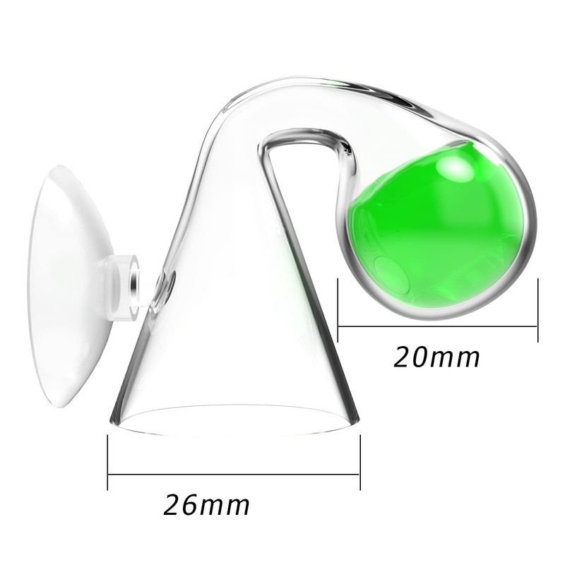 Lssapr Glass Drop Checker Kit with 15ml Co2 Checker Solution